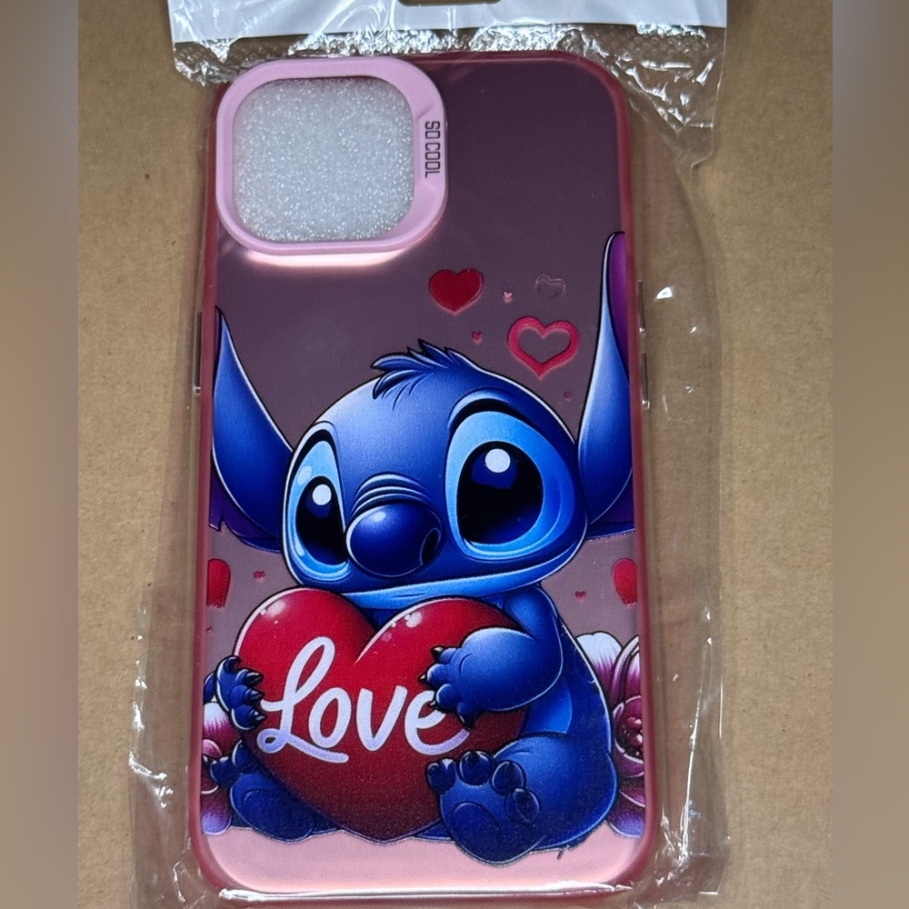 Stitch Love Heart iPhone Case